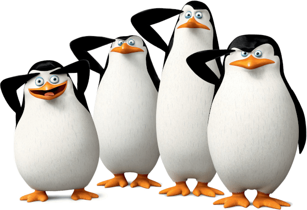 Пінгвіни з мультфільму Мадагаскар