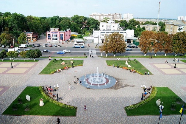 Місто Бориспіль – центральна площа