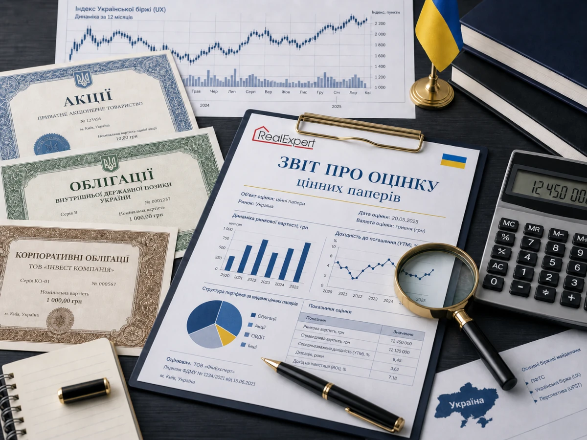 Securities valuation report