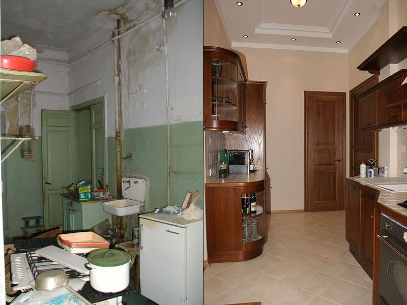 Квартира до и после ремонта