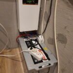 UPS with an external car battery