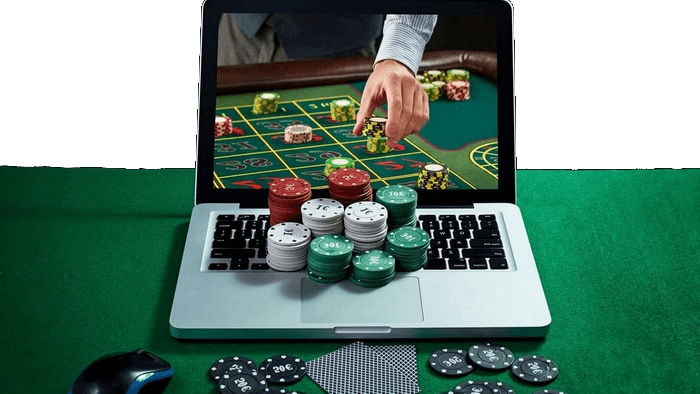 Онлайн казино на ноутбуке