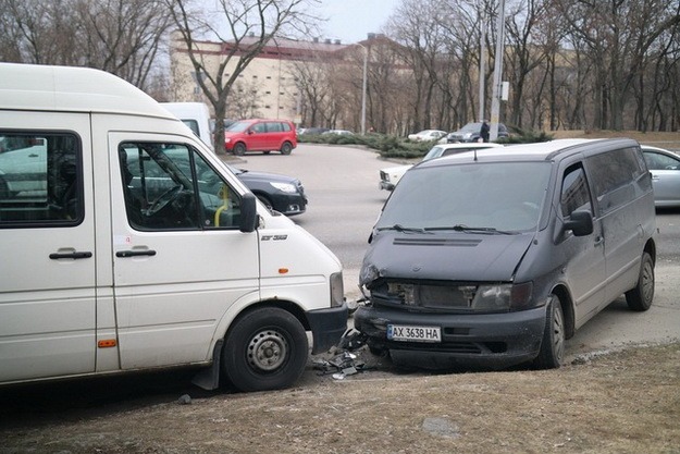 Аварія двох мікроавтобусів