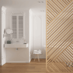 Пример использования плитных материалов в интерьере